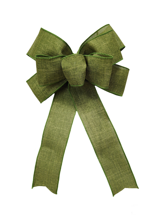 Sage Green Bow 10 inch